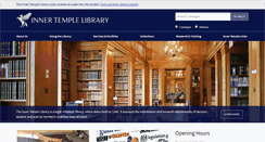 Desktop Screenshot of innertemplelibrary.org.uk